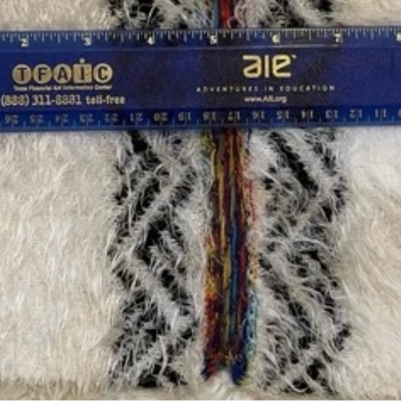 Northern Angel Open Front Cardigan Aztec‎ Boho Tribal Southwestern XL Fuzzy - Picture 9 of 11